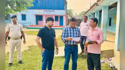 एसडीएम ने किया मतदान केंद्रों का निरीक्षण