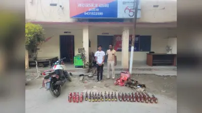 शराब माफिया को पुलिस ने दबोचा