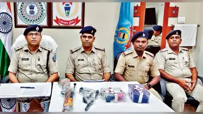 अपराध की योजना बनाते गिरोह के सरगना सहित तीन अपराधी गिरफ्तार