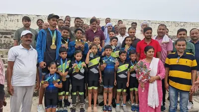 DHANBAD NEWS : धनबाद के स्केटिंग सितारों का राज्य स्तरीय प्रतियोगिता में शानदार प्रदर्शन