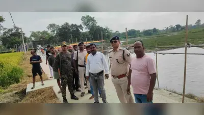 सदर थानाध्यक्ष ने वार्ड पार्षदों के साथ विभिन्न घाटों का लिया जायजा