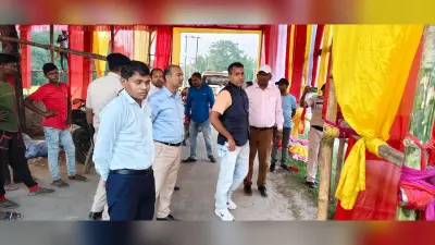 एसडीएम ने छठ घाटों का किया निरीक्षण, दिये कई निर्देश