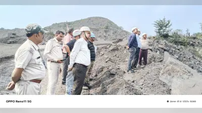 तकनीकी निदेशक ने चितरा कोलियरी का निरीक्षण कर लिया जायजा, उत्पादन लक्ष्य पूरा करने का दिया टास्क