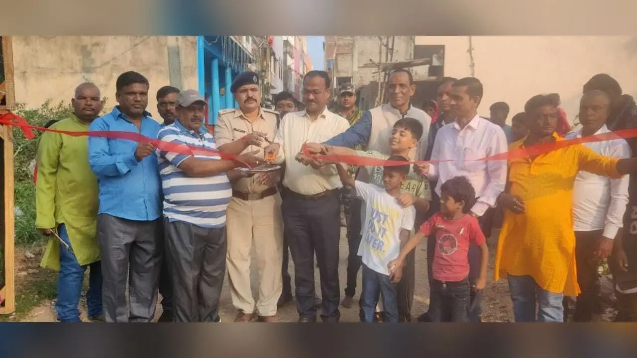 नावा आहर के समीप लगा गोशाला मेला