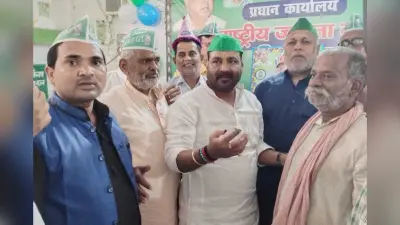 राजद जिला कार्यालय में मनाया तेजस्वी यादव का 35वां जन्मदिन