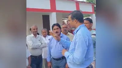मंदिर की जमीन पर सड़क निर्माण की जांच