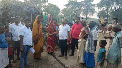 आग लगने से दो घर जलकर राख