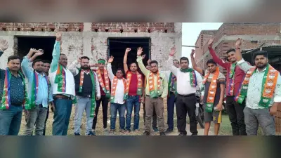एनडीए प्रत्याशी के पक्ष में आजसू ने चलाया जनसंपर्क अभियान