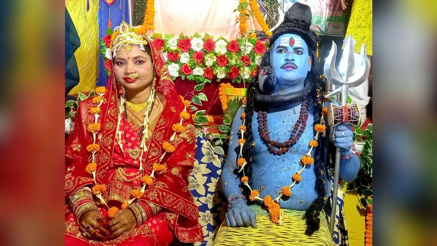 भागवत कथा में शिव विवाह प्रसंग को सुन भावविभोर हुए श्रद्धालु