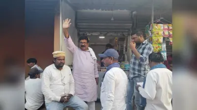 बसपा प्रत्याशी ने जनसंपर्क कर मांगा आशीर्वाद