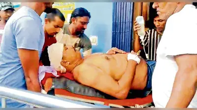 रिसड़ा : ट्रांसपोर्टर को दिनदहाड़े मारी गोली, हमलावर फरार