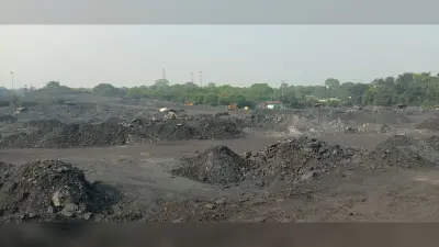 पीएम की सभा के कारण मजदूर नहीं आने से कोलियरी के कोल डंप में छाया रहा सन्नाटा