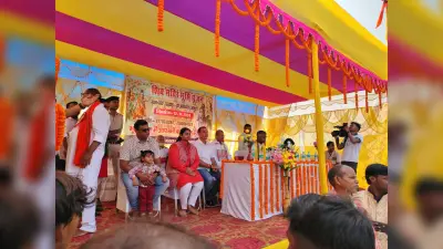 शिव मंदिर निर्माण को लेकर हुआ भूमि पूजन