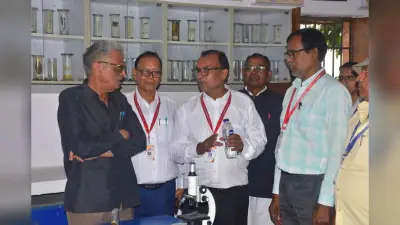 अनूपलाल यादव महाविद्यालय का नैक पियर टीम ने किया निरीक्षण