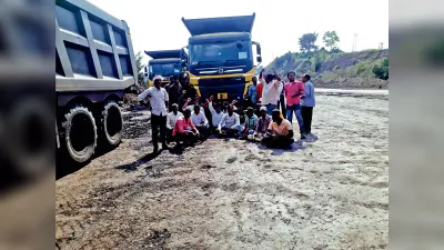 दामागोड़िया कोलियरी में 25 ठेका श्रमिकों को बहाली का आश्वासन, धरना खत्म