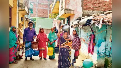 Gaya News : सुबह से ही लोगों को लग जाना पड़ता है पानी के जुगाड़ में
