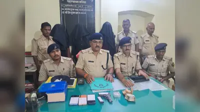 पेट्रोल पंप कर्मी से लूट मामले में चार शातिर गिरफ्तार