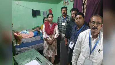 DHANBAD NEWS : 85 प्लस एवं अधिक दिव्यांग मतदाताओं के लिए होम वोटिंग शुरू