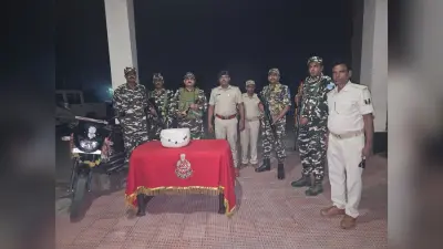 5.800 किलो गांजा बरामद, तस्कर फरार