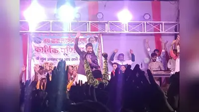 जागरण कार्यक्रम में रात भर झूमते रहे लोग