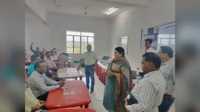 पॉलिटेक्निक कॉलेज स्थित बज्रगृह सह मतगणना केंद्र का लिया गया जायजा