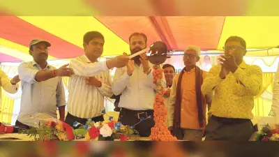 Aurangabad News : प्रखंड परिसर में लगा रबी महोत्सव