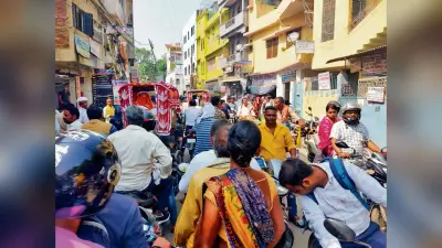 Ara News : नगर में जाम से घंटों लोग रहे परेशान, कराहती रहीं सड़कें