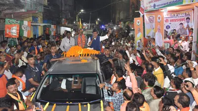 Bokaro News : चास में हिमंता विश्वा सरमा ने किया रोड शो