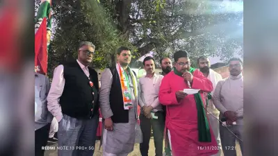 dhanbad news : आरा के सांसद ने पूर्णिमा सिंह के पक्ष में की नुक्कड़ सभा