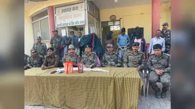 जेजेएमपी के पांच उग्रवादी गिरफ्तार, हथियार बरामद