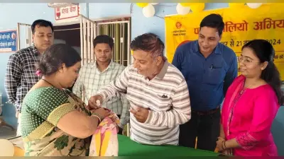 सदर अस्पताल में किया गया जिला स्तरीय पल्स पोलियो अभियान का शुभारंभ