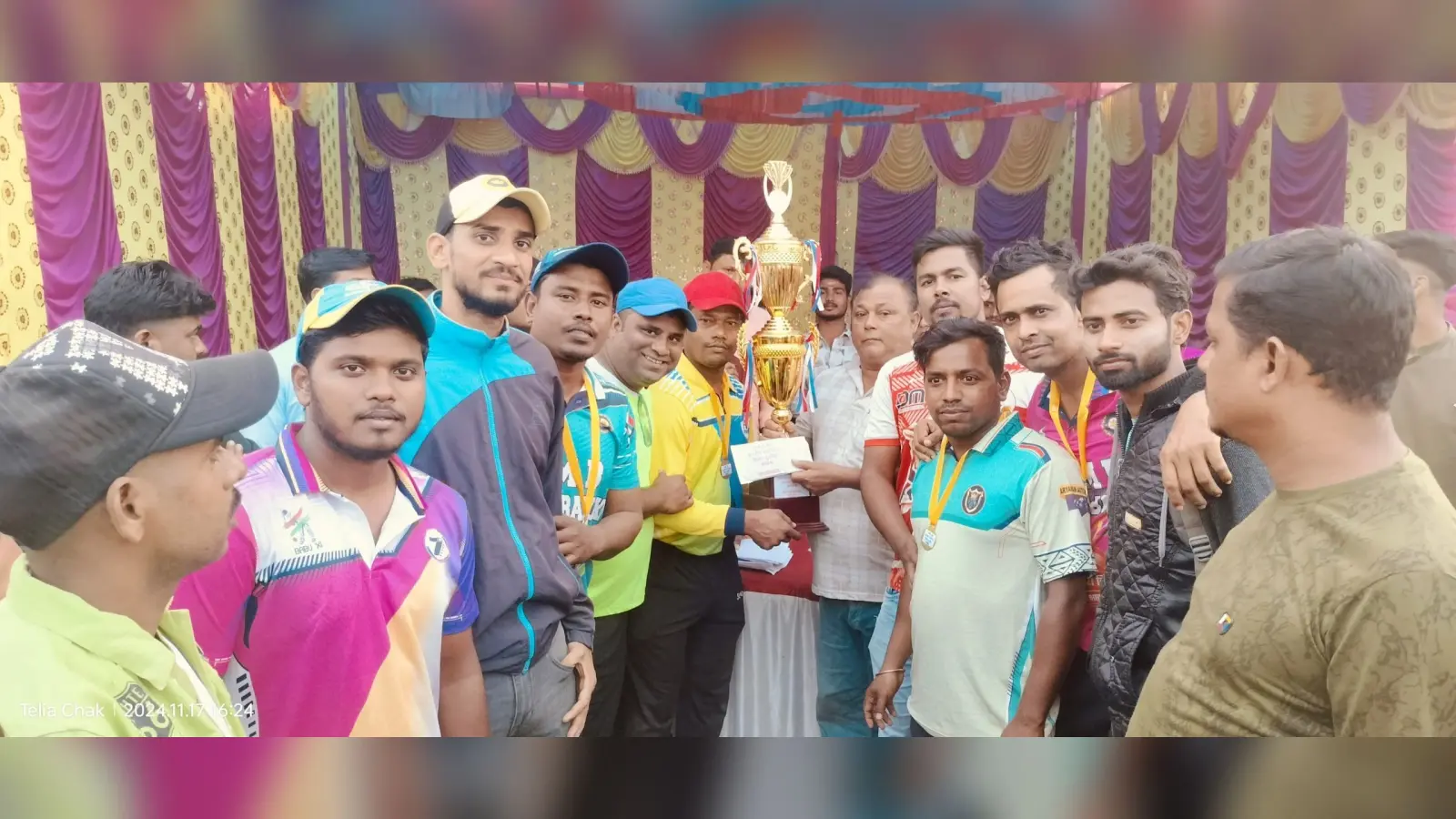 यंगेस्ट इलेवन को पराजित कर बरमसिया बना चैंपियन