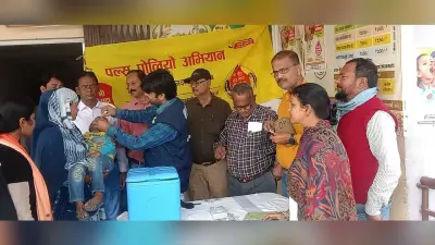 नौनिहालों को दवा पिलाकर सीएस ने की पल्स पोलियो अभियान की शुरुआत