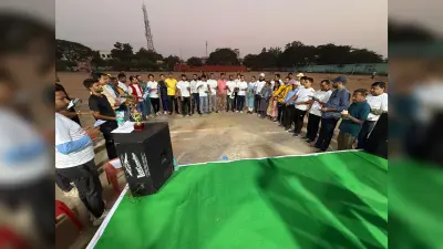 ओके000 मीडिया एकादश की टीम ने प्रशासन एकादश को हराया