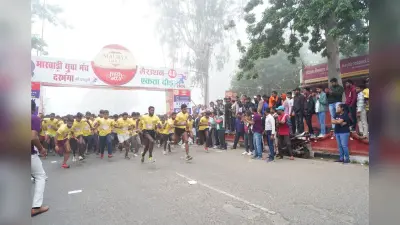लौह पुरुष की जयंती पर रन फॉर यूनिटी में बूढ़ों ने भी लगायी दौड़