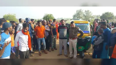 टैंपो चालक की हत्या कर शव को फेंका, मोबाइल गायब. जांच में जुटी पुलिस