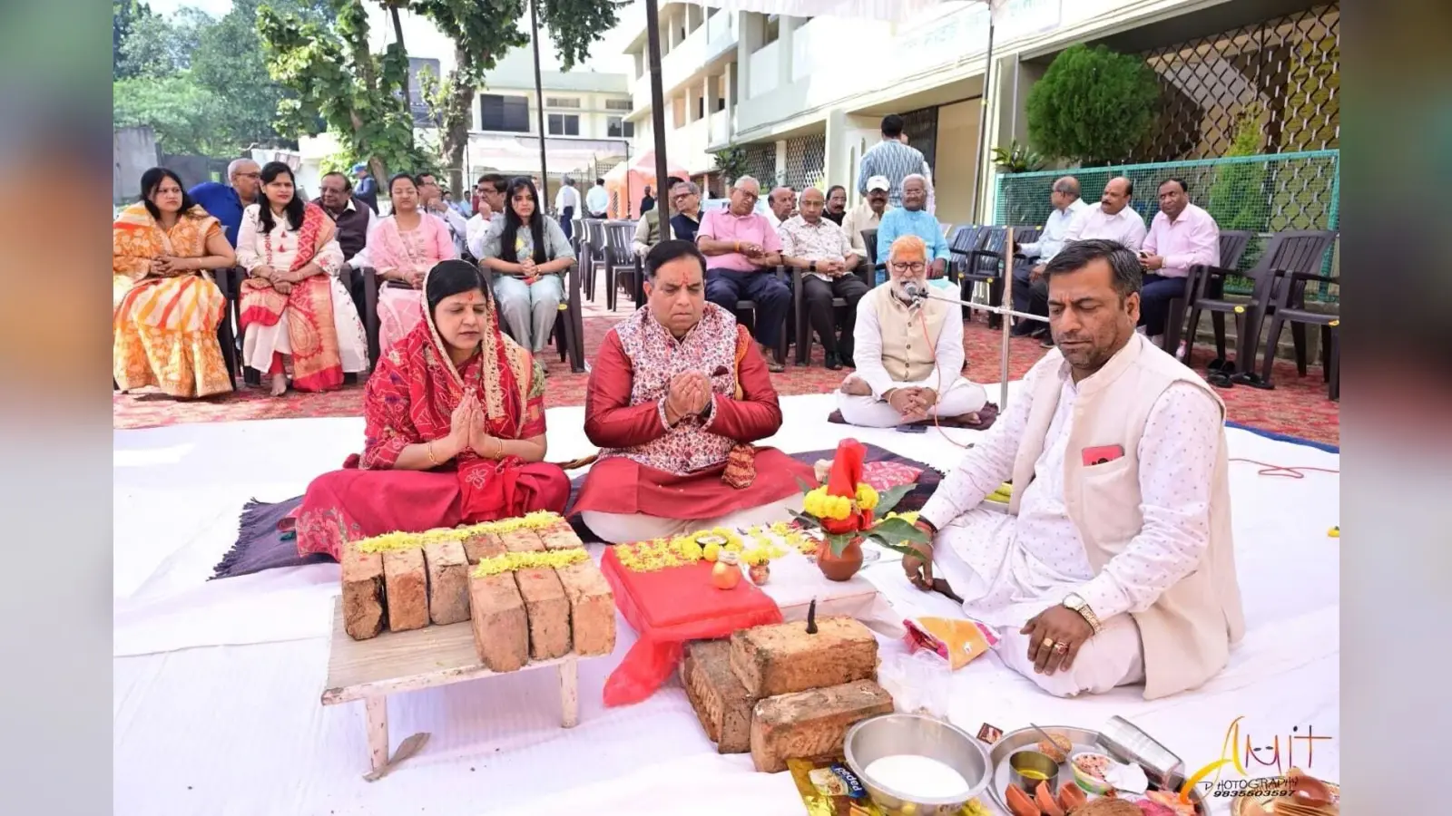 RANCHI NEWS : मारवाड़ी भवन में बनेगा बहुउद्देशीय भवन, भूमि पूजन संपन्न