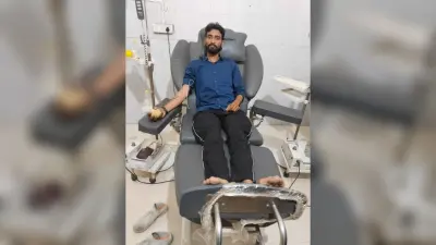 जीवन व मृत्यु के बीच संघर्ष कर रही प्रसूता को हिमांशु ने किया रक्तदान
