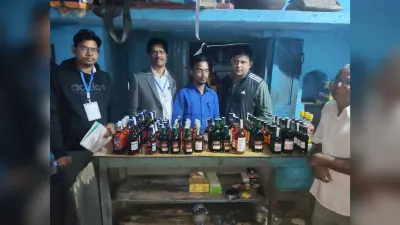BOKARO NEWS : दुकान से 90 बोतल शराब व 19 बोतल बीयर जब्त