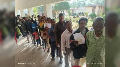 Ranchi news : धुर्वा, सीठियो, डैम साइड : सूरज चढ़ने के साथ मतदान ने पकड़ा जोर