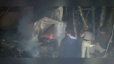 वरैपुरा में आग लगने से नकदी समेत हजारों की संपत्ति खाक