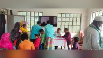 दिव्यागों के यूडीआईडी कार्ड के लिए शिविर में लिये गये आवेदन