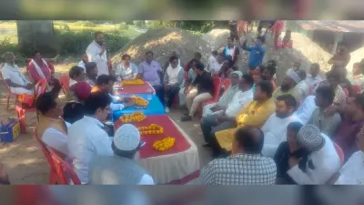 विधायक ने छहमटिया में सड़क का किया शिलान्यास
