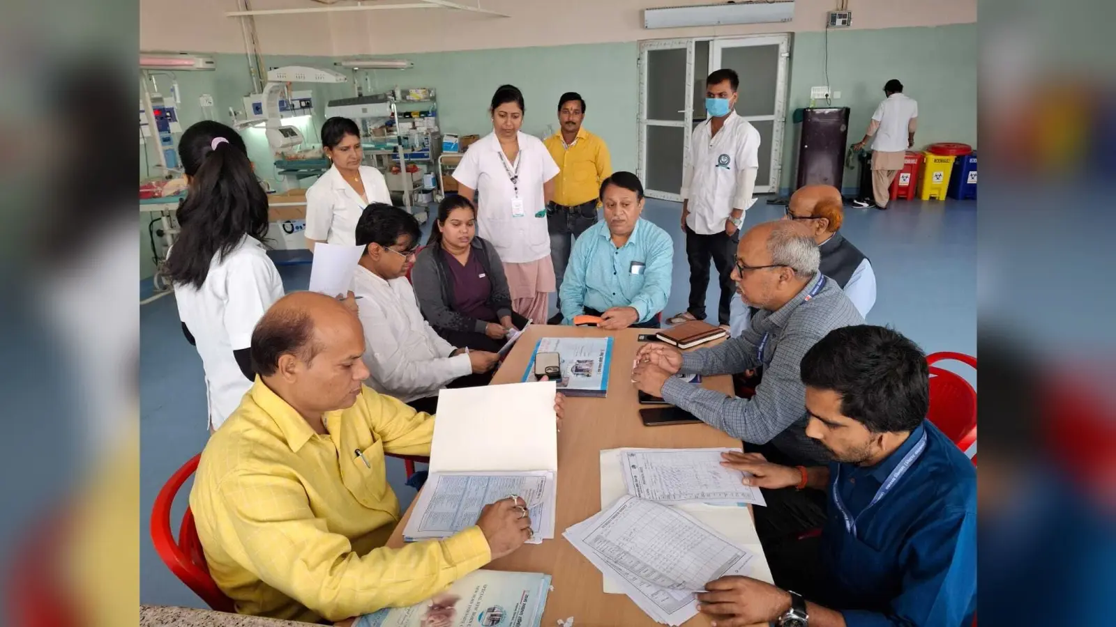 कायाकल्प की टीम ने गैप एसेसमेंट को शीघ्र भरने का दिया निर्देश