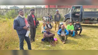::::::: दामाद ने कुदाल से वार कर ससुर की हत्या की