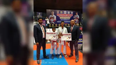 ::::::::::: खूंटी के कराटेकारों ने एक स्वर्ण व एक रजत पदक जीता
