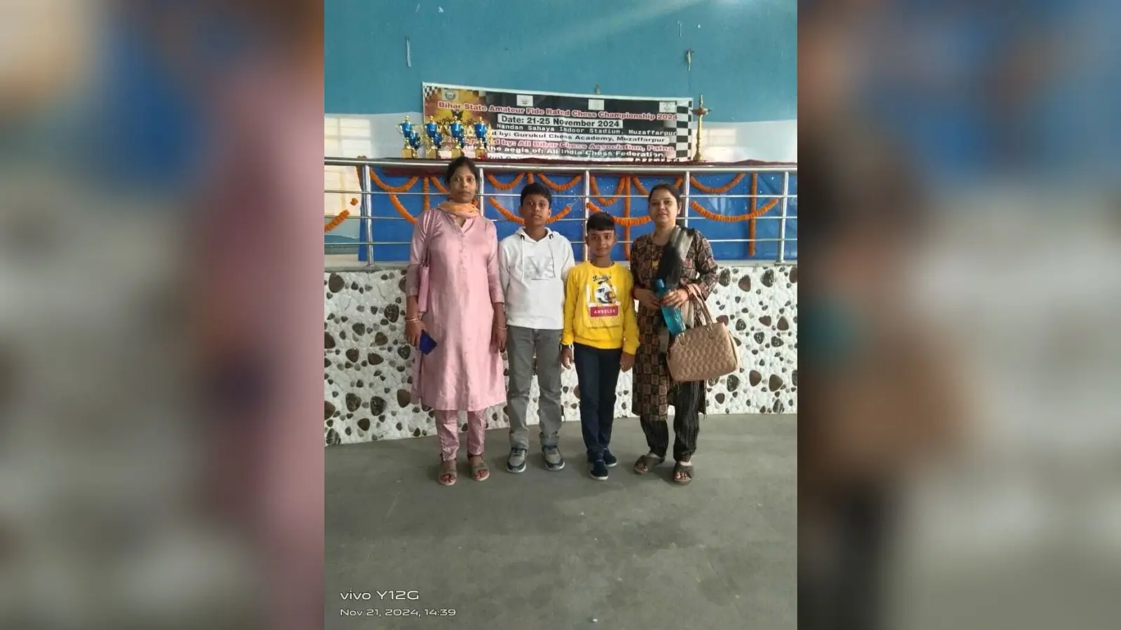 मुजफ्फरपुर शतरंज प्रतियोगिता में जिले के 5 खिलाड़ी शामिल
