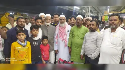 हाजियों का जत्था मक्का मदीना रवाना