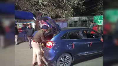 पुलिस ने शहर में चलाया सघन वाहन चेंकिंग अभियान