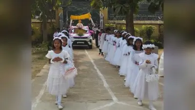 ईसाई धर्मावलंबियों ने सामूहिक रूप से ईश्वर से शांति के लिए की प्रार्थना